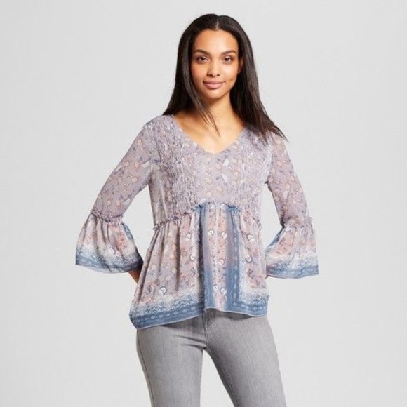 knox rose peasant top